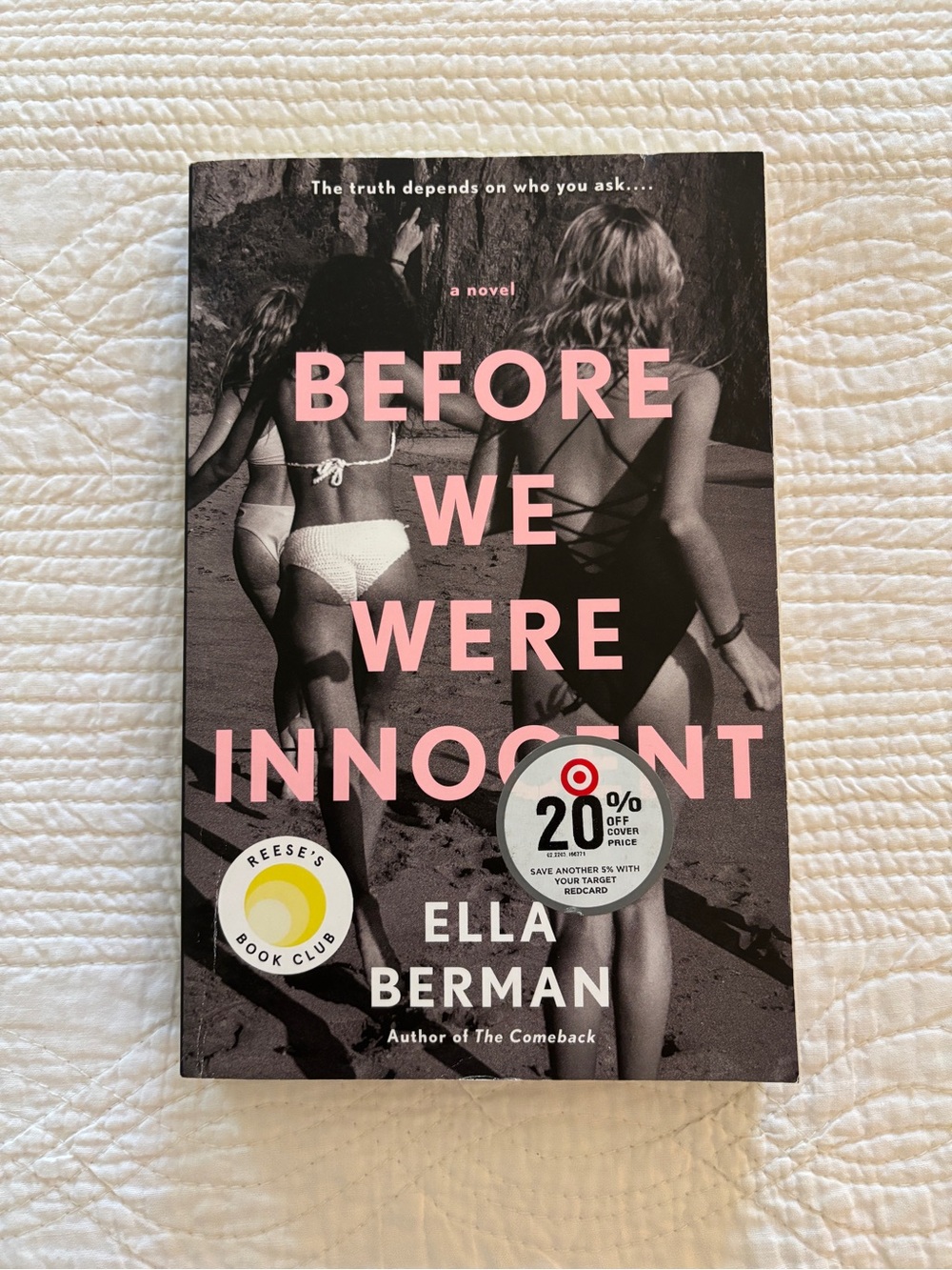 Before We Were Innocent by Ella Berman - Pink Text Paperback